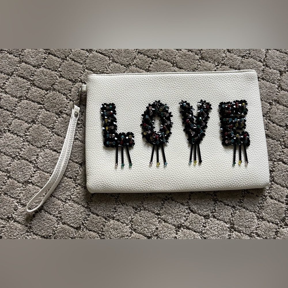 Sandra Roberts Love clutch/wristlet